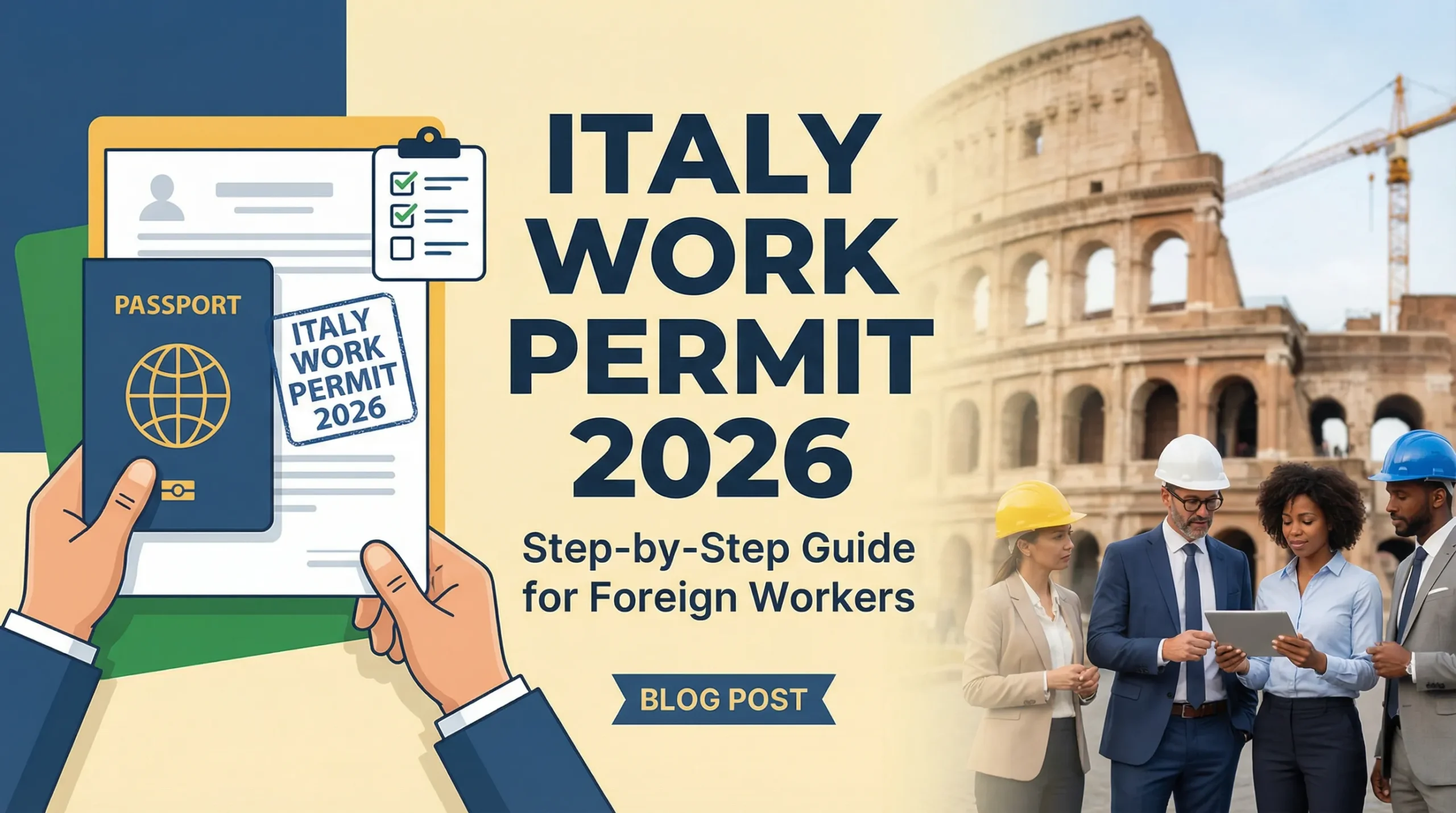 Italy Work Permit 2026 – Step-by-Step Guide for Foreign Workers