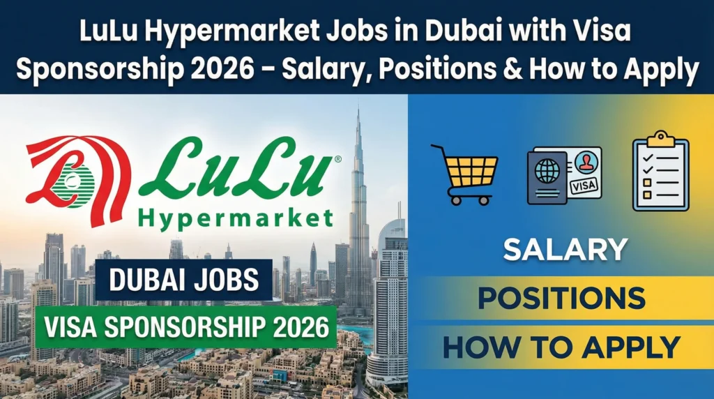 LuLu Hypermarket Jobs in Dubai with Visa Sponsorship 2026 – Salary, Positions & How to Apply