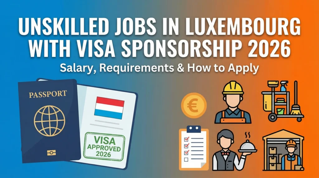 Unskilled Jobs in Luxembourg