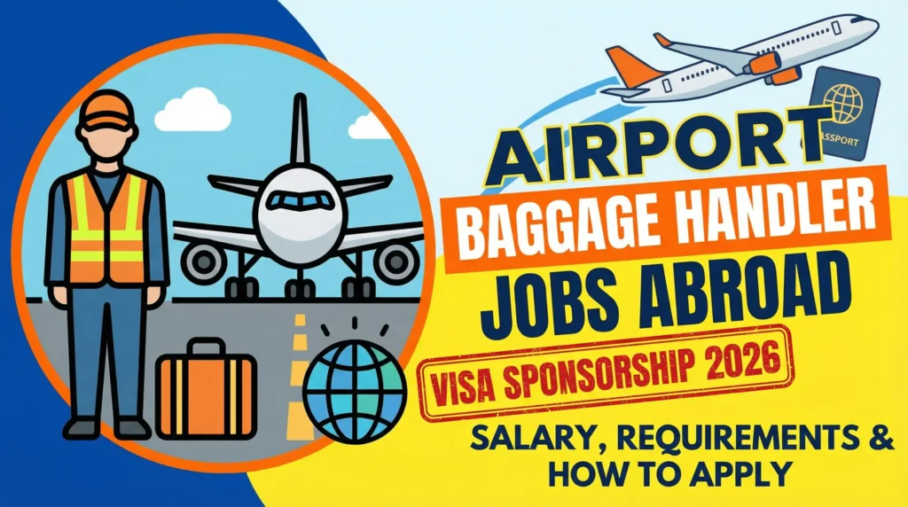 Airport Baggage Handler Jobs Abroad with Visa Sponsorship 2026 – Salary, Requirements and How to Apply