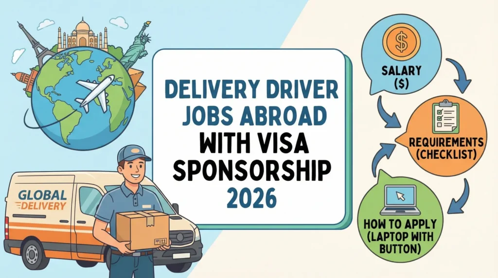 Delivery Driver Jobs Abroad with Visa Sponsorship 2026 – Salary, Requirements and How to Apply