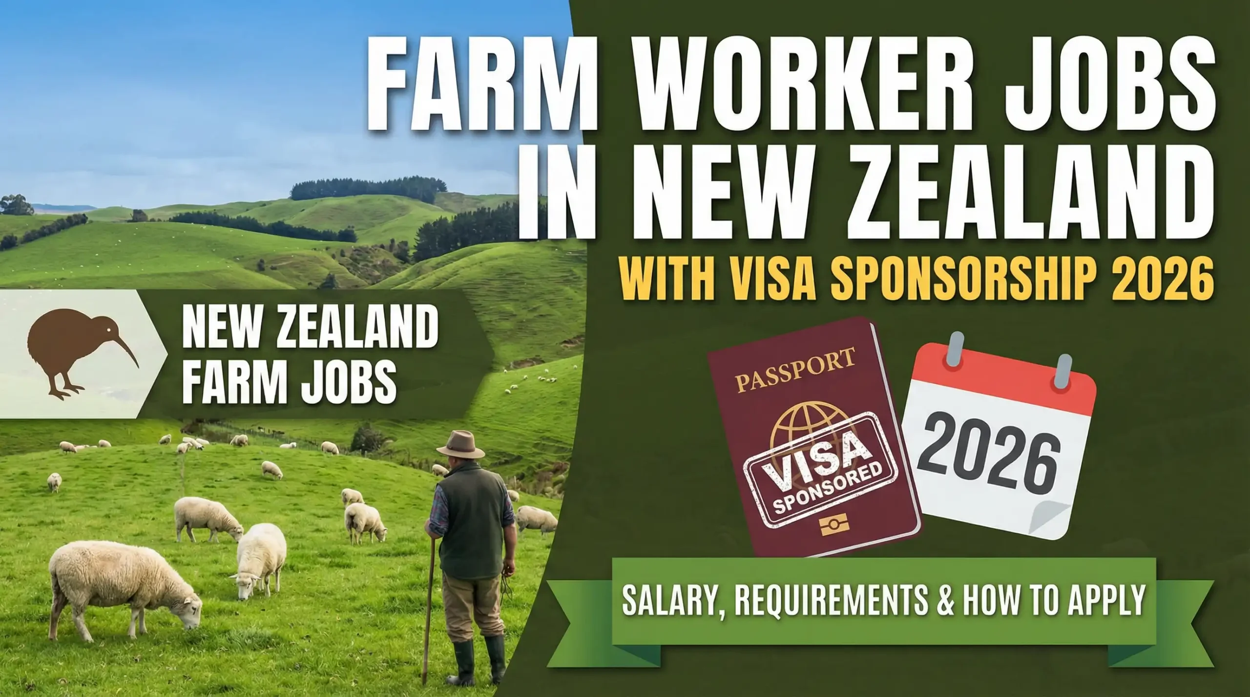 Farm Worker Jobs in New Zealand with Visa Sponsorship 2026 – Salary, Requirements and How to Apply