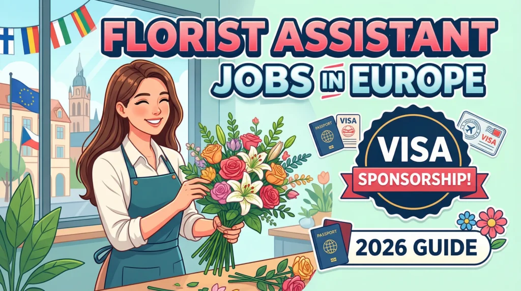 Florist Assistant Jobs in Europe with Visa Sponsorship (2026 Guide)