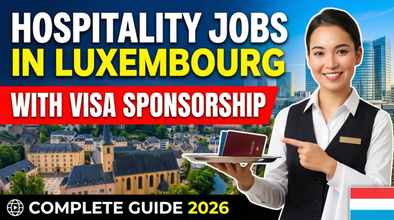 Hospitality Jobs in Luxembourg with Visa Sponsorship 2026 – Complete Guide