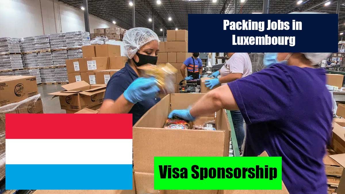 Packing Jobs in Luxembourg with Visa Sponsorship 2025