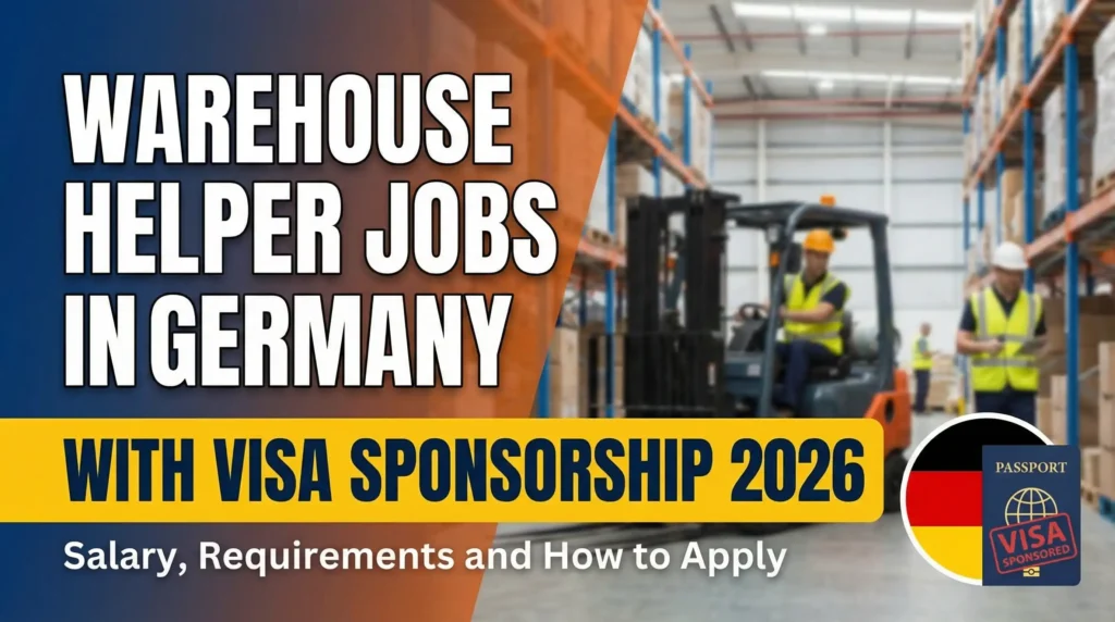 Warehouse Helper Jobs in Germany with Visa Sponsorship 2026 – Salary, Requirements and How to Apply