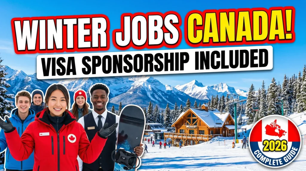 Winter Resort Jobs in Canada for Foreigners – Visa Sponsorship Included (2026 Guide)
