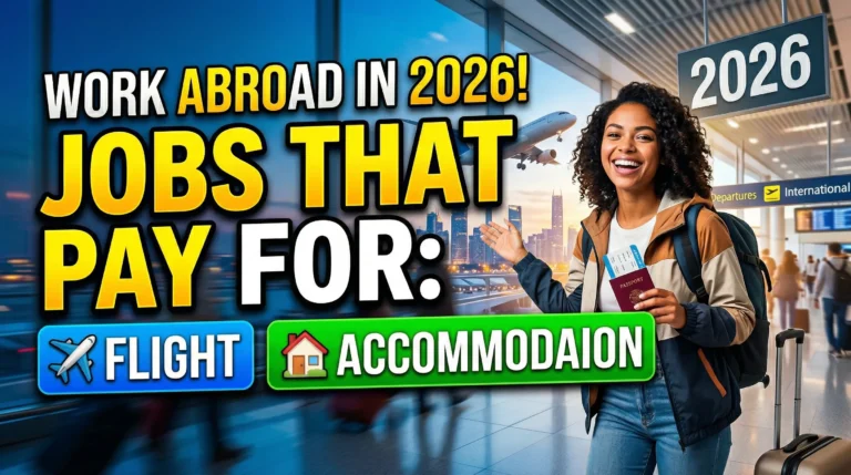 Work Abroad in 2026: Jobs That Pay for Your Flight and Accommodation