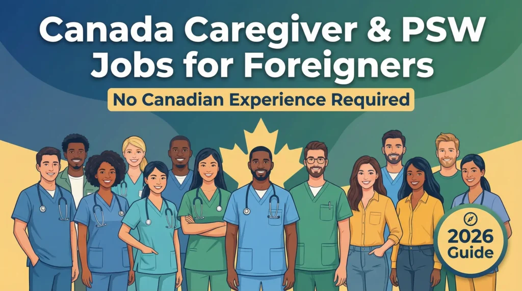 Canada Caregiver & PSW Jobs for Foreigners — No Canadian Experience Required (2026 Guide)