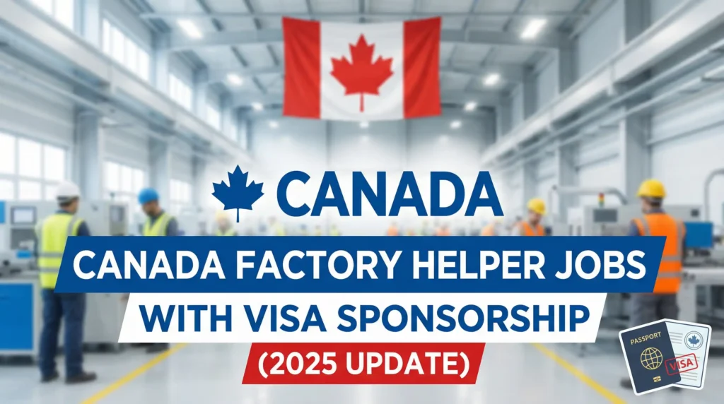 Canada Factory Helper Jobs with Visa Sponsorship (2026 Update)