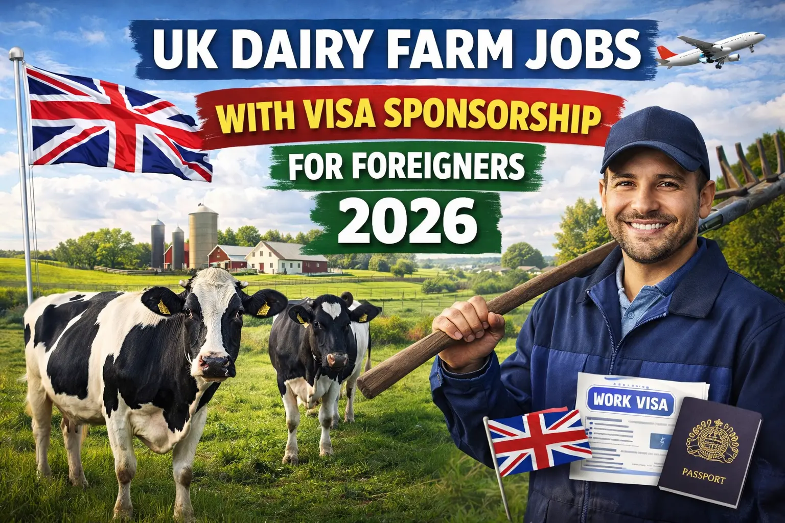 UK Dairy Farm Jobs with Visa Sponsorship for Foreigners