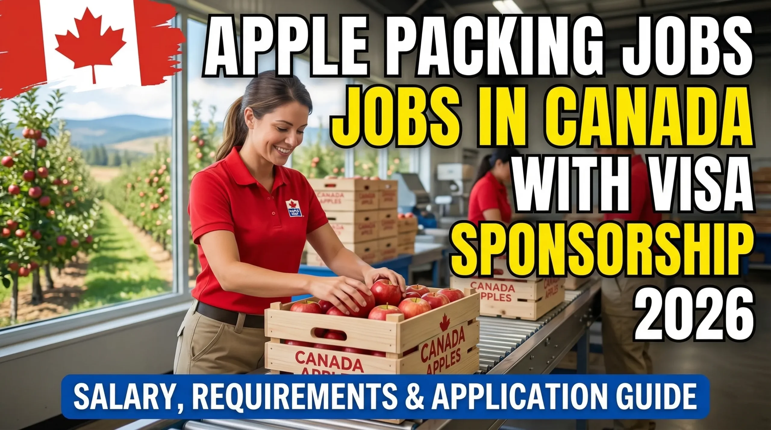 Apple Packing Jobs in Canada with Visa Sponsorship 2026 – Salary, Requirements & Application Guide