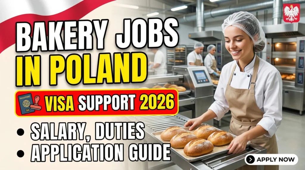 Bakery Production Worker Jobs in Poland with Visa Support 2026 – Salary, Duties & Application Guide