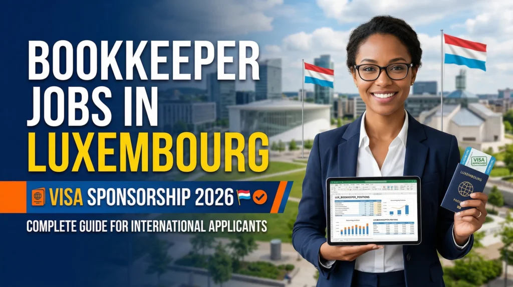 Bookkeeper Jobs in Luxembourg with Visa Sponsorship 2026 – Complete Guide for International Applicants