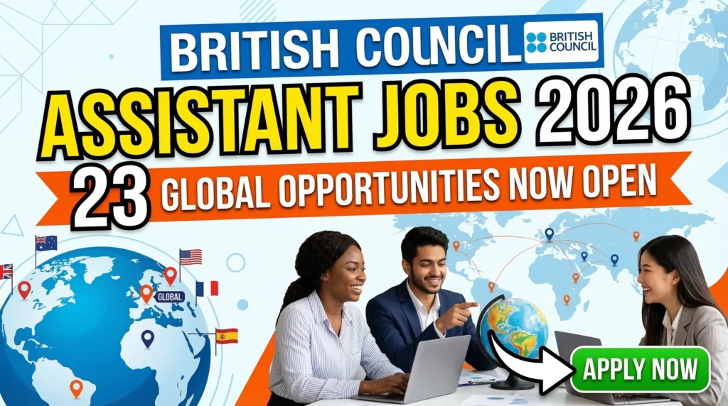 British Council Assistant Jobs 2026 – 23 Global Opportunities Now Open