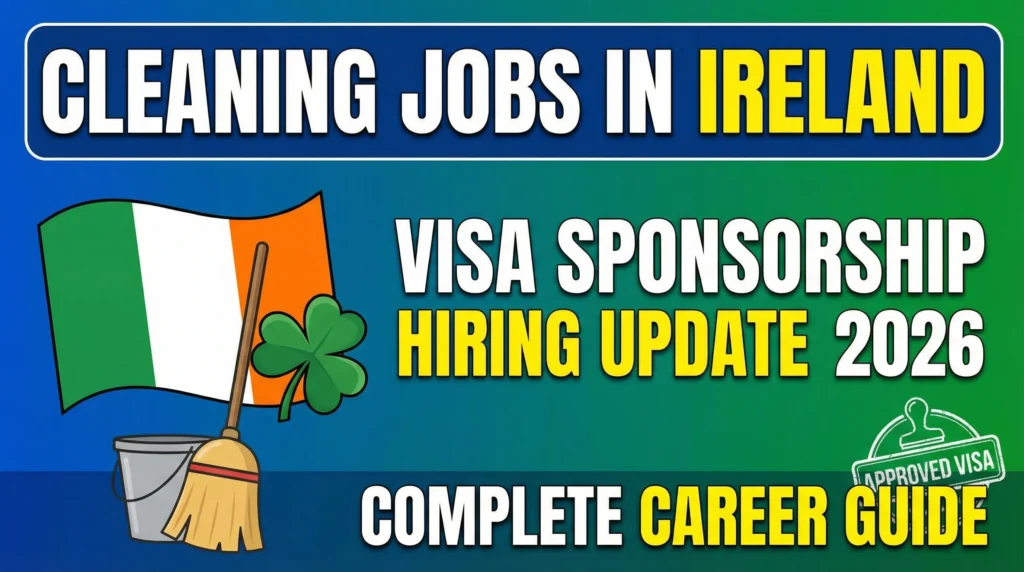 Cleaning Jobs in Ireland Visa Sponsorship Hiring Update 2026 – Complete Career Guide