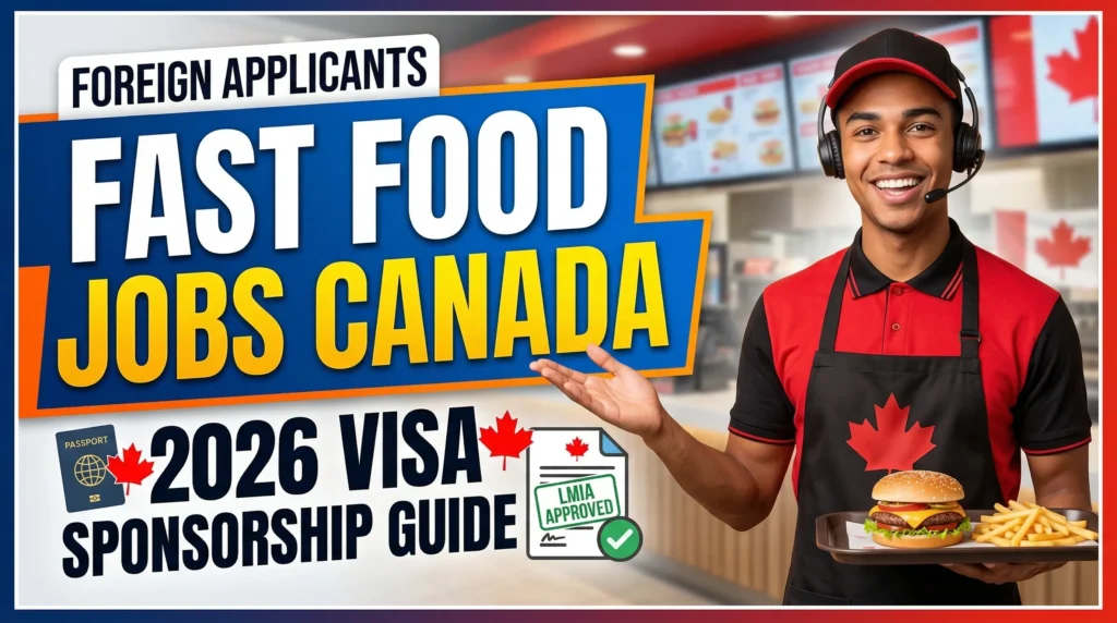 Fast Food Crew Member Jobs in Canada 2026 – Visa Sponsorship Guide for Foreign Applicants