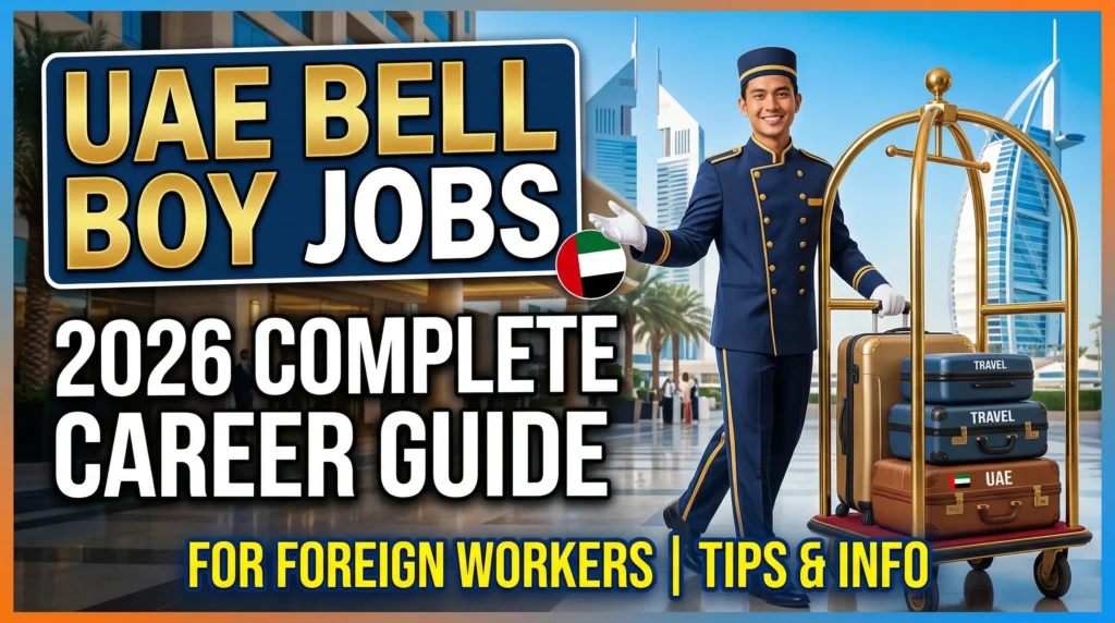 Hotel Bell Boy Jobs in UAE for Foreign Workers 2026 – Complete Career Guide
