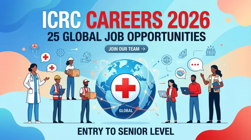 ICRC Careers 2026 – 25 Global Job Opportunities from Entry to Senior Level