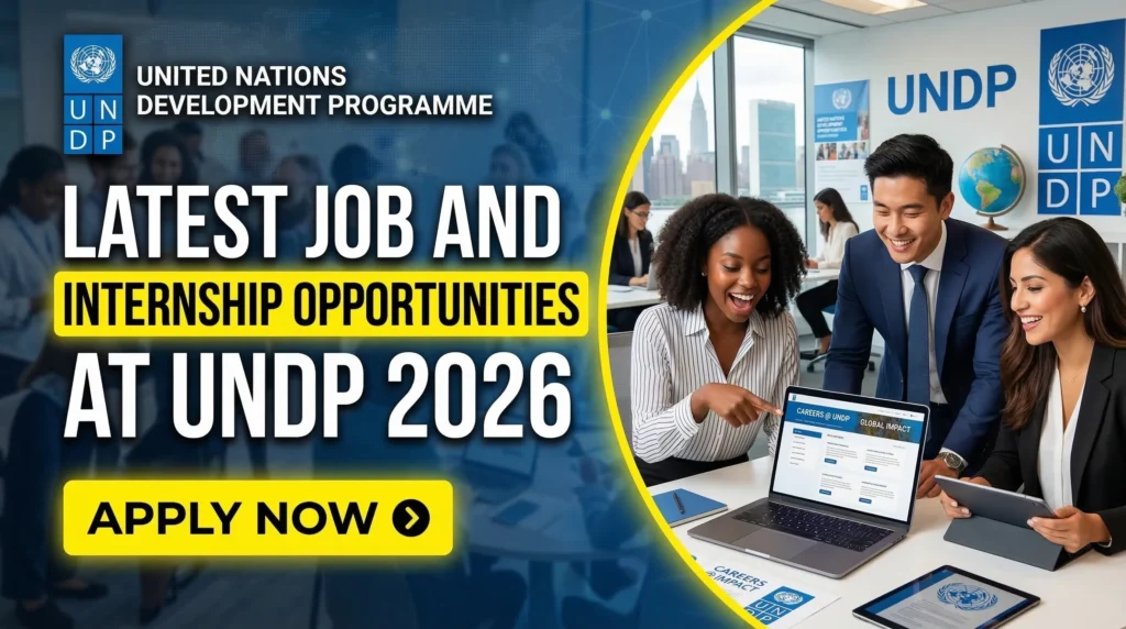 Latest Job and Internship Opportunities at UNDP 2026 Apply Now