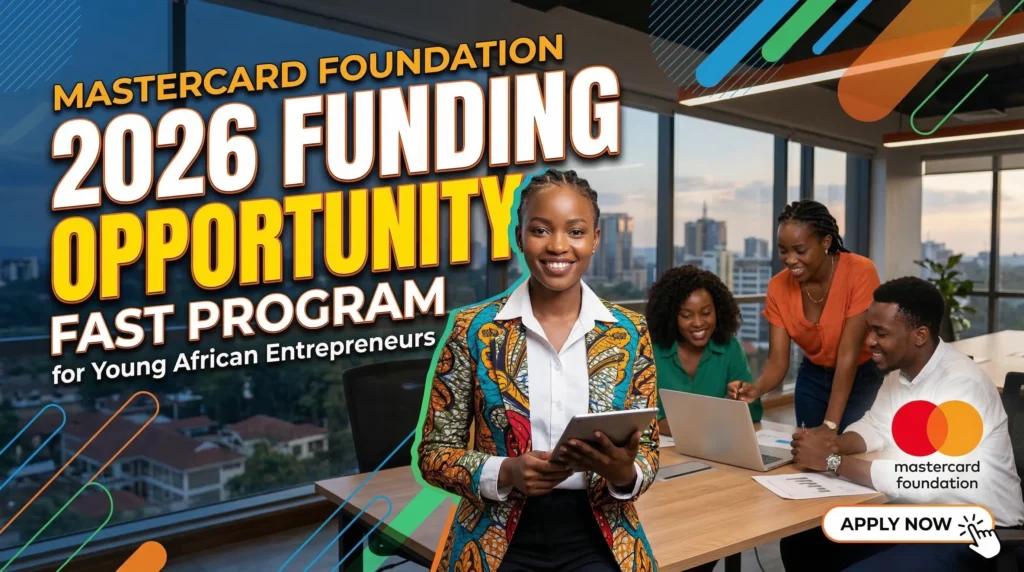 Mastercard Foundation FAST Program 2026 Funding Opportunity for Young African Entrepreneurs