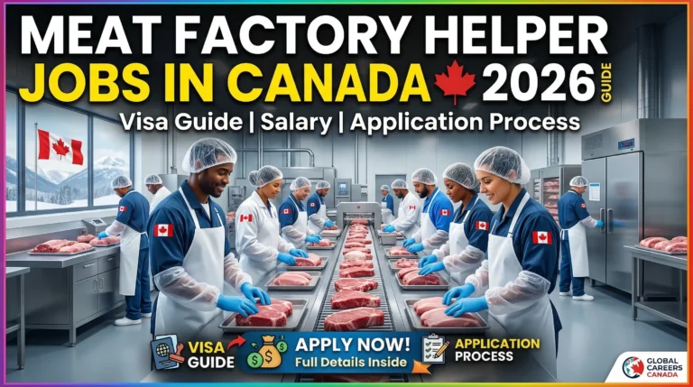 Meat Factory Helper Jobs in Canada 2026 – Visa Guide, Salary & Application Process