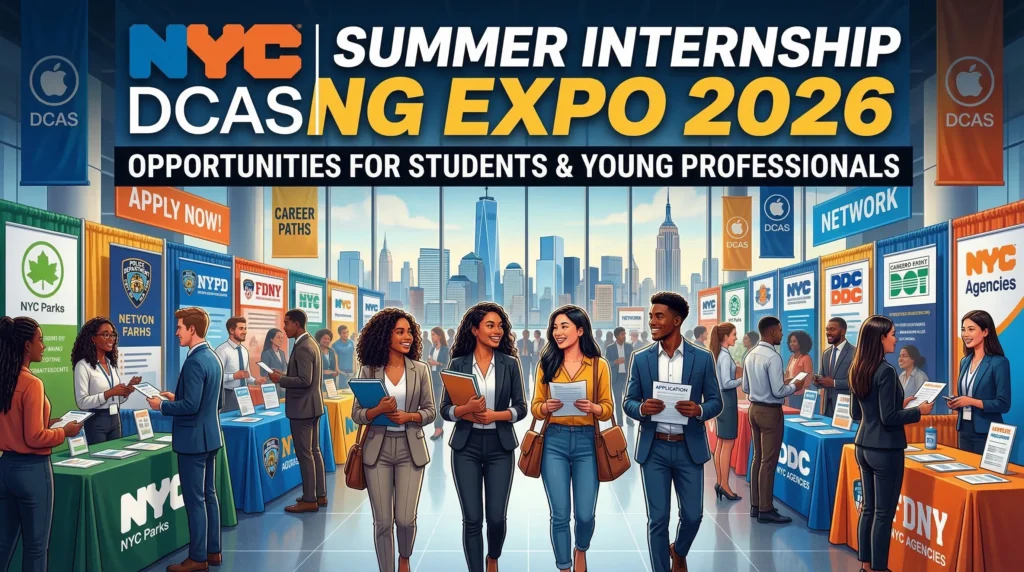 NYC DCAS Summer Internship Hiring Expo 2026 – Opportunities for Students and Young Professionals