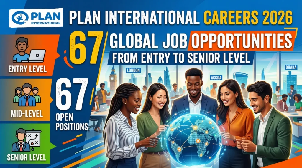 Plan International Careers 2026 – 67 Global Job Opportunities from Entry to Senior Level