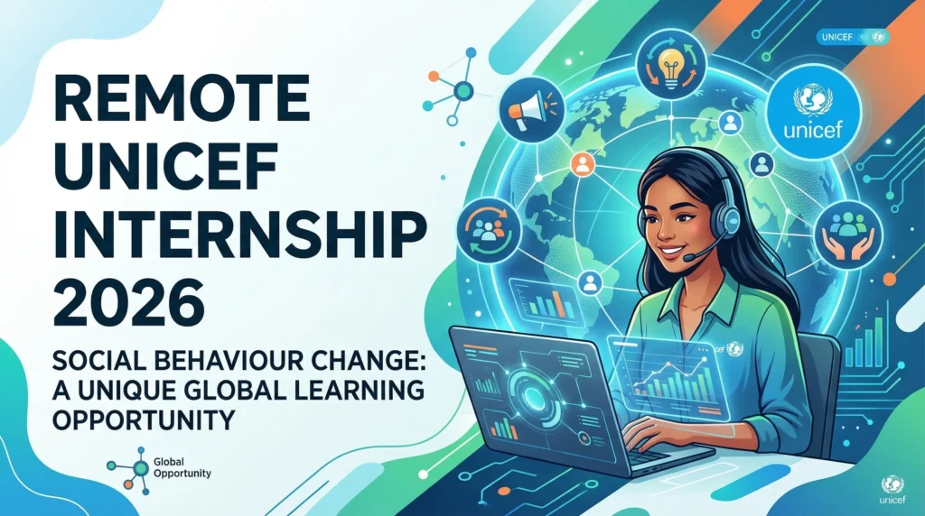 Remote UNICEF Internship 2026 in Social Behaviour Change: A Unique Global Learning Opportunity
