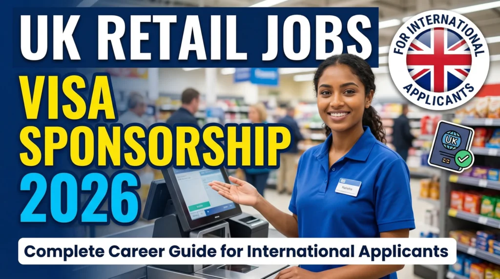 Retail Cashier Jobs in UK with Visa Sponsorship 2026 – Complete Career Guide for International Applicants