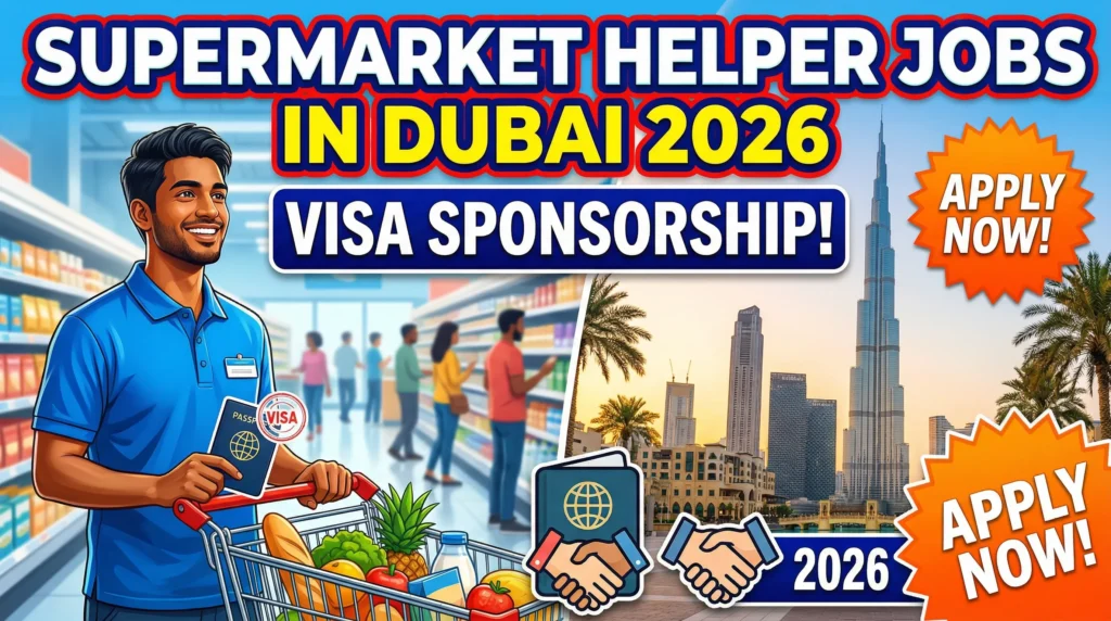 Supermarket Helper Jobs in Dubai with Visa Sponsorship 2026 – Complete Career Guide for International Applicants