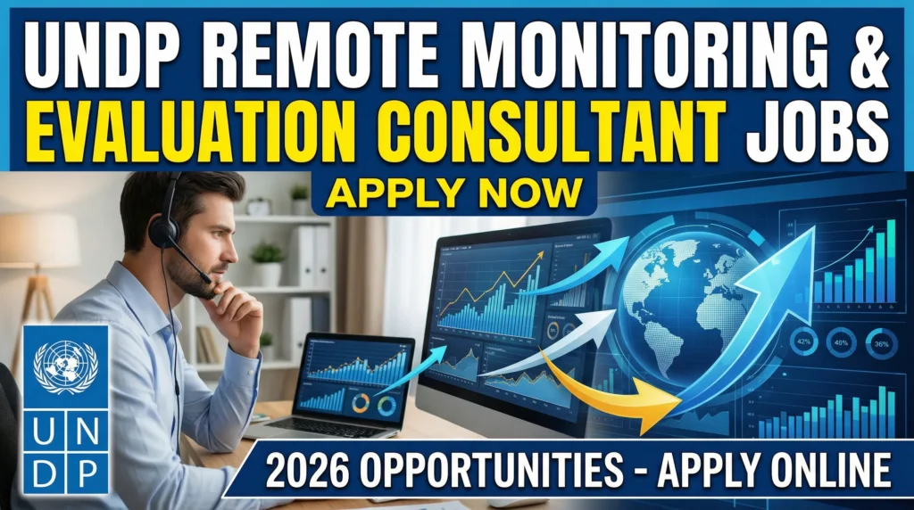 UNDP Remote Monitoring & Evaluation Consultant Jobs 2026