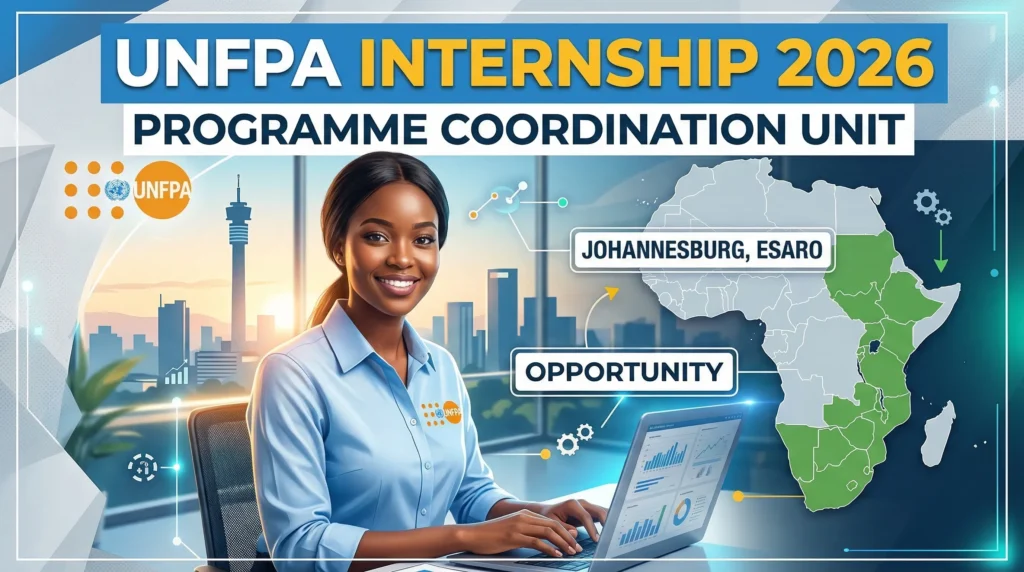 UNFPA Internship 2026 Programme Coordination Unit Johannesburg ESARO Opportunity