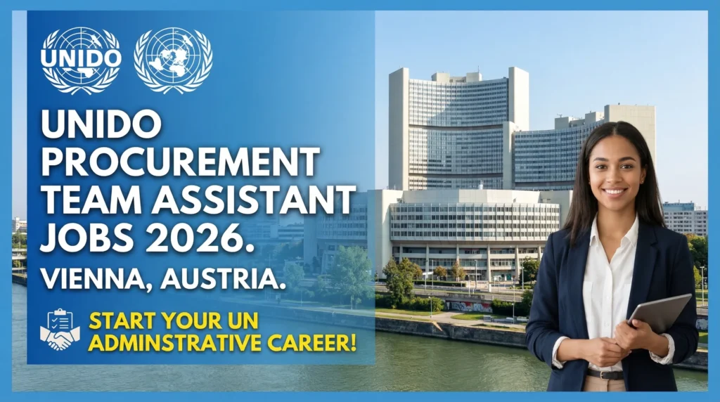 UNIDO Procurement Team Assistant Jobs 2026 in Vienna: Start Your Administrative Career with the United Nations