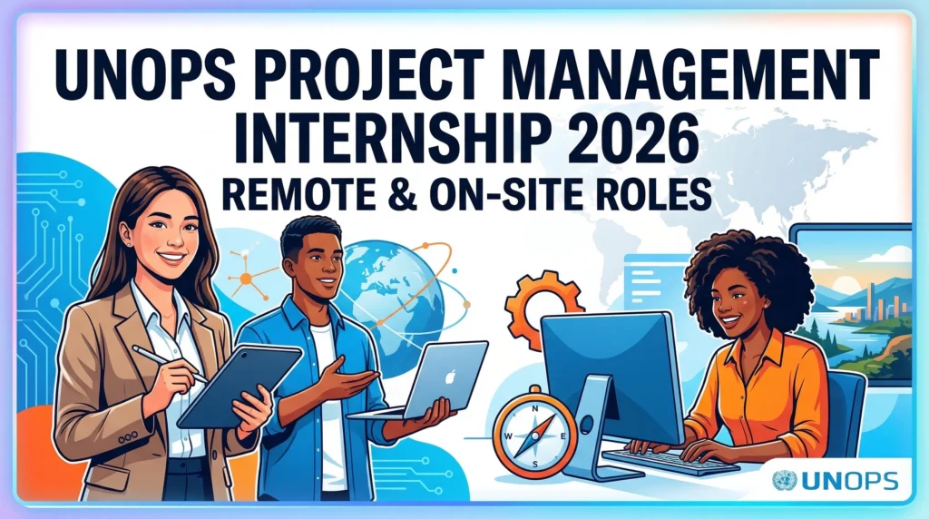 UNOPS Project Management Internship 2026 – Remote & On-Site Roles