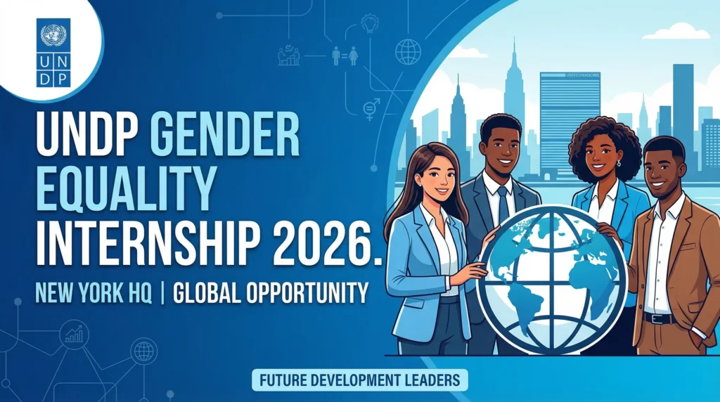 UNDP Gender Equality Internship 2026 in New York – Global Opportunity for Future Development Leaders