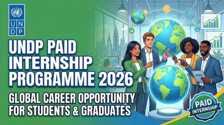 UNDP Paid Internship Programme 2026 – Global Career Opportunity for Students & Graduates