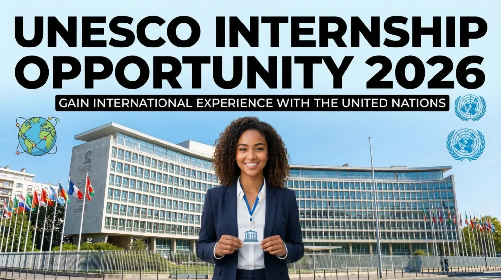 UNESCO Internship Opportunity 2026 Gain International Experience with the United Nations