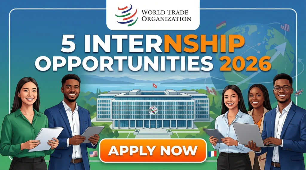 World Trade Organization (WTO) Is Offering 5 Internship Opportunities