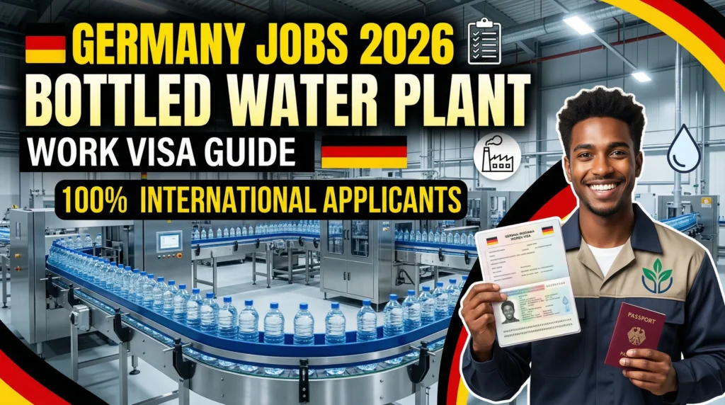 Bottled Water Plant Jobs in Germany with Work Visa 2026 – Complete Career Guide for International Applicants