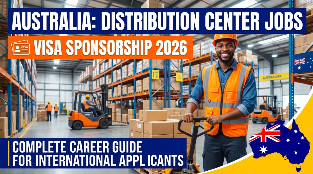 Distribution Center Worker Jobs in Australia with Visa Sponsorship 2026 – Complete Career Guide for International Applicants