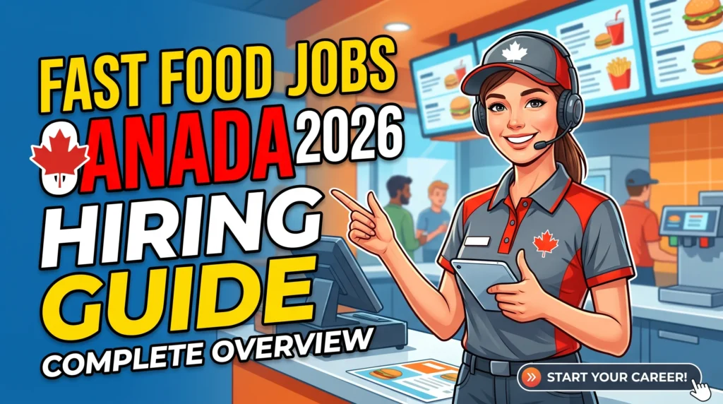 Fast Food Counter Staff Jobs in Canada Hiring Guide (2026 Complete Overview)