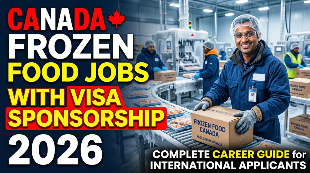 Frozen Food Packing Jobs in Canada with Visa Sponsorship 2026 – Complete Career Guide for International Applicants