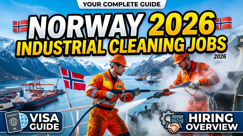 Industrial Cleaning Jobs in Norway 2026 – Visa Guide & Complete Hiring Overview