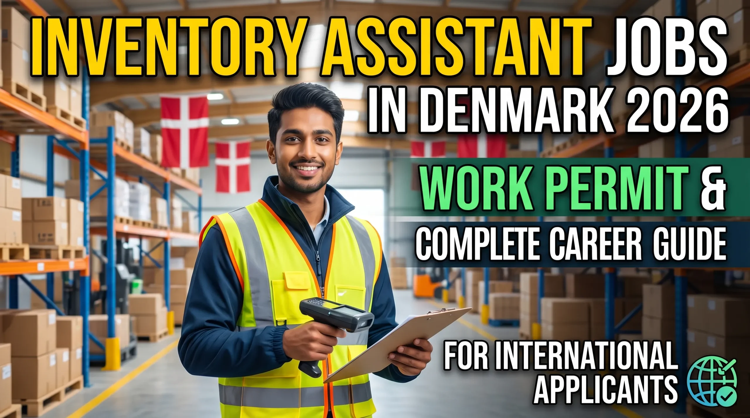 Inventory Assistant Jobs in Denmark with Work Permit 2026 – Complete Career Guide for International Applicants