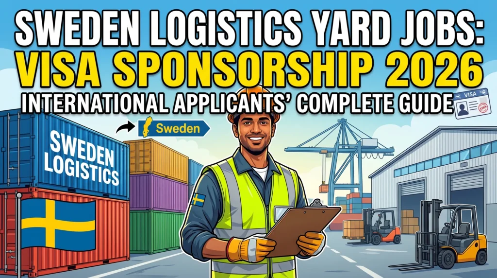 Logistics Yard Helper Jobs in Sweden with Visa Sponsorship 2026 – Complete Career Guide for International Applicants