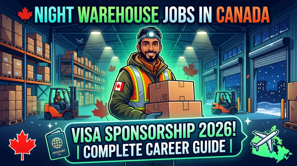 Night Shift Warehouse Jobs in Canada with Visa Sponsorship 2026 – Complete Career Guide for International Applicants