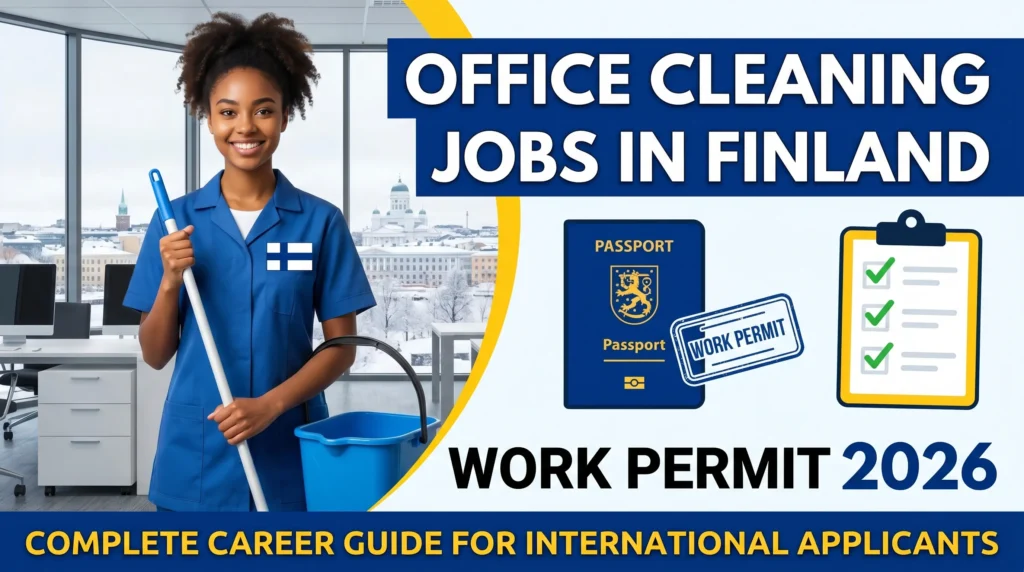 Office Cleaning Jobs in Finland Work Permit