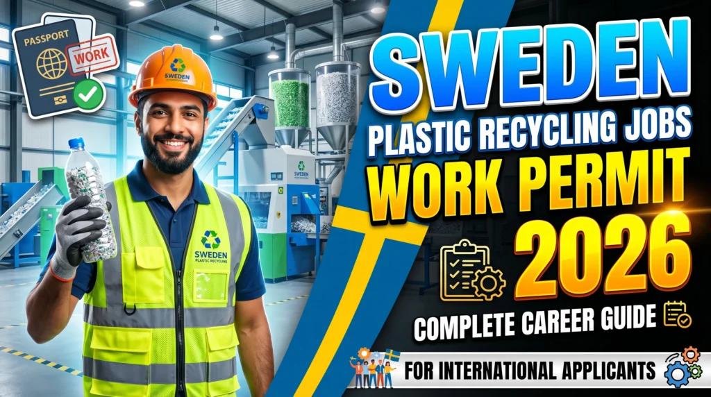 Plastic Recycling Factory Jobs in Sweden with Work Permit 2026 – Complete Career Guide for International Applicants