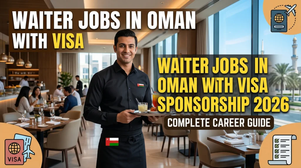 Restaurant Waiter Jobs in Oman with Visa Sponsorship 2026 – Complete Career Guide for International Applicants